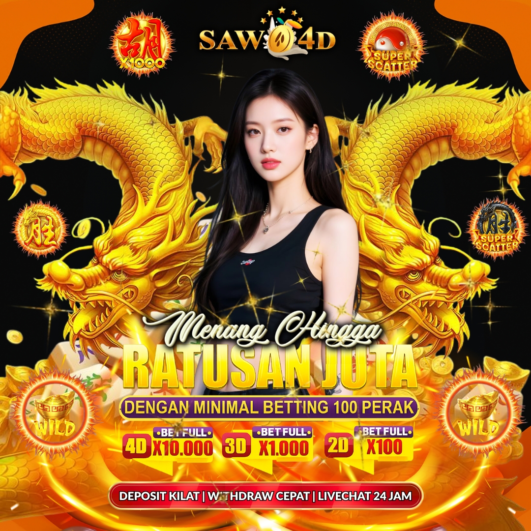 Situs Slot Casino Online Sawo4d + Bonus New Member 100